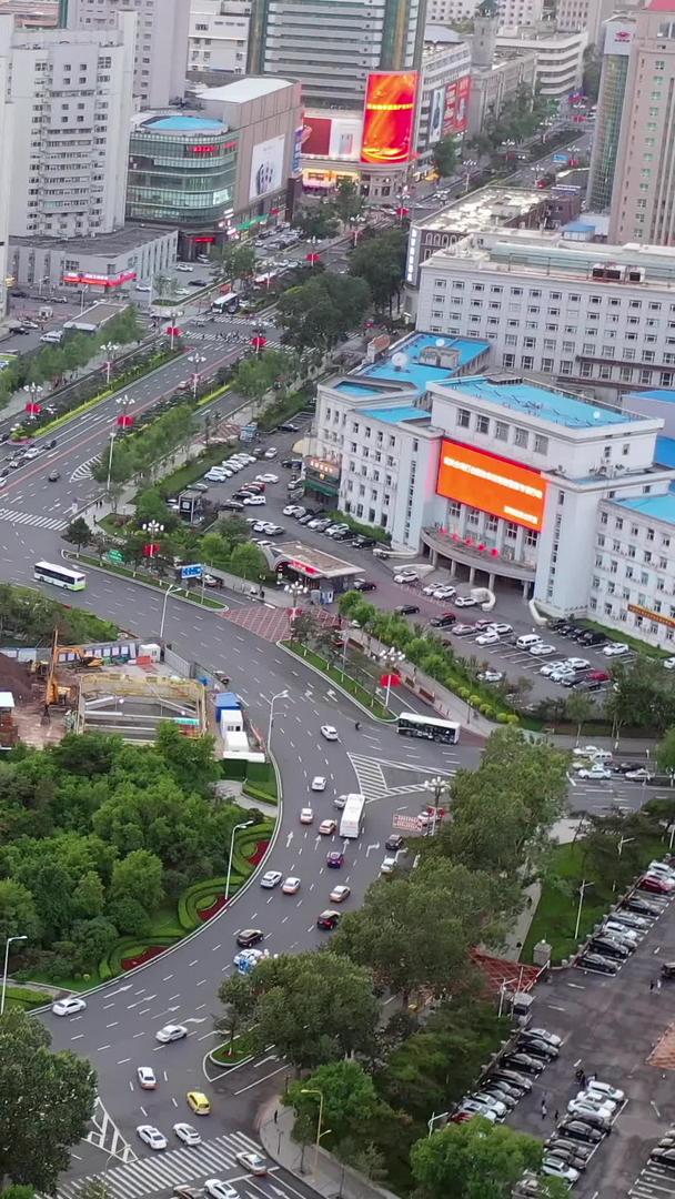 长春人民广场航拍视频视频的预览图