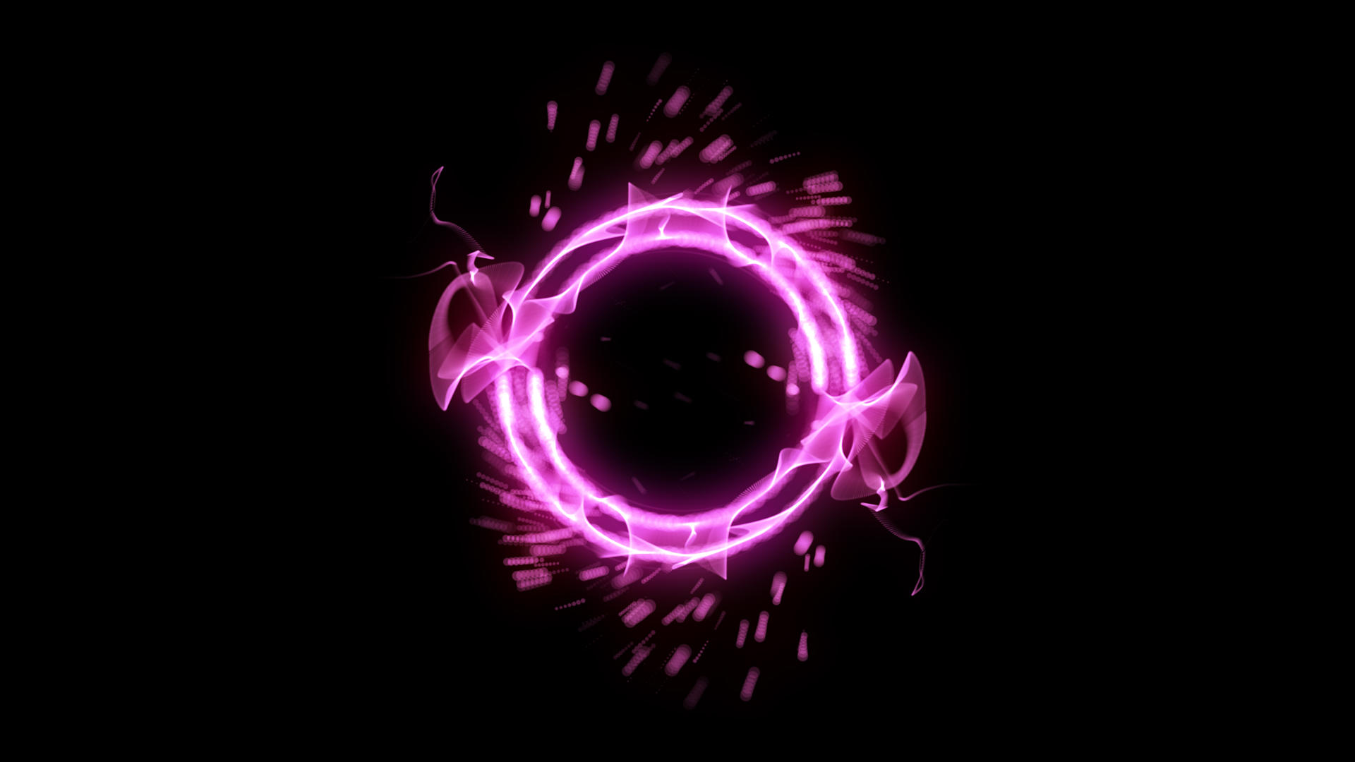 炫彩粒子光带光斑落版特效视频的预览图