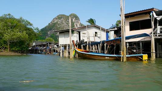 南泰兰蓬加州穆斯利姆渔业村视频的预览图