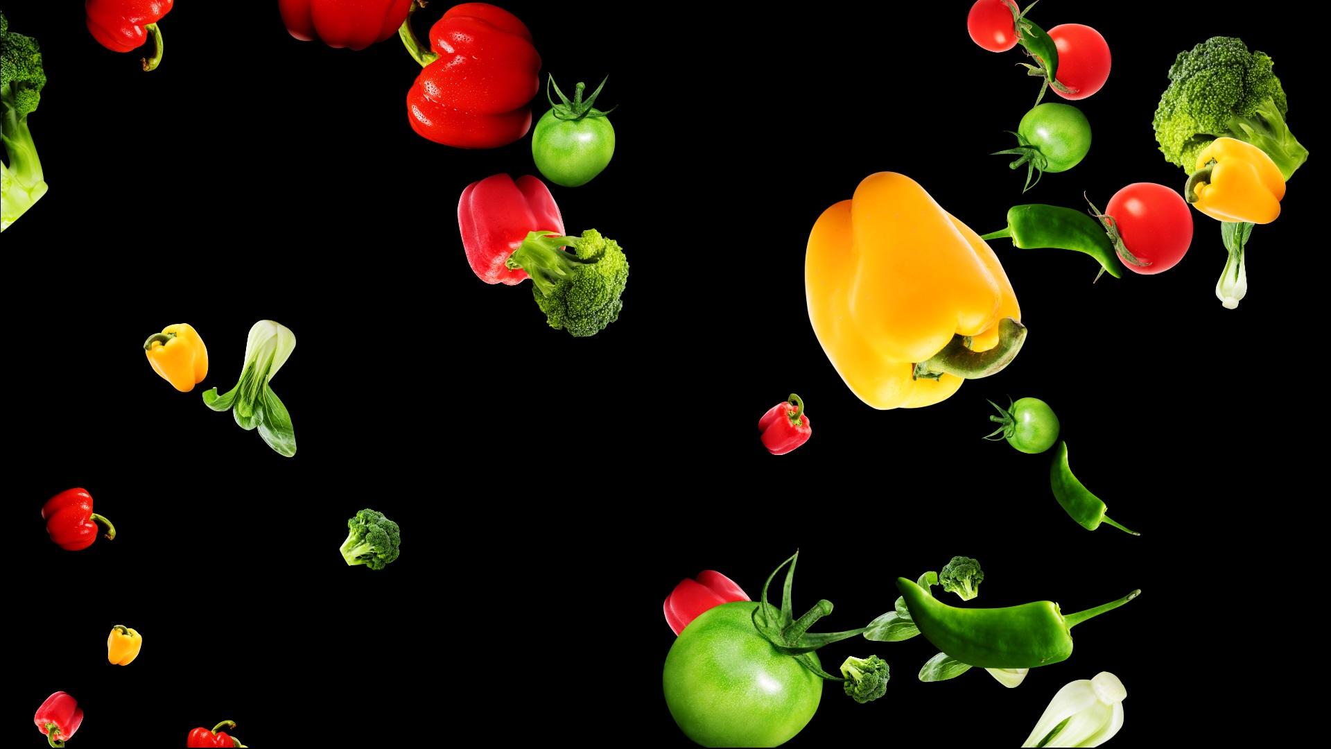 4K三维透明通道蔬菜上升素材视频的预览图