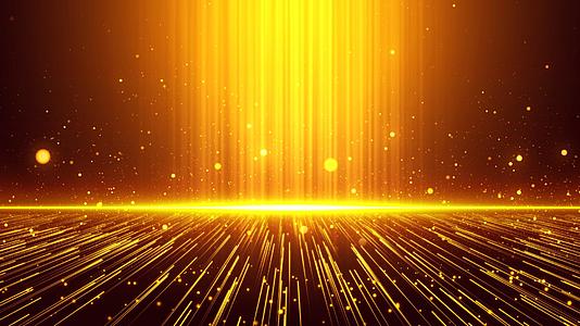 4k金色粒子光效舞台背景视频的预览图