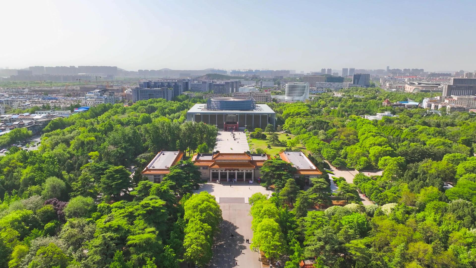 徐州地标淮海战役纪念馆4K航拍4A景区视频的预览图