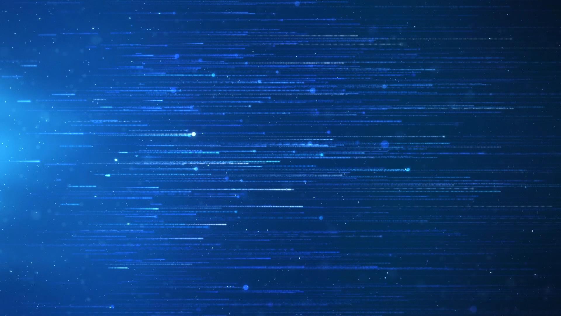 蓝色光线粒子背景视频的预览图
