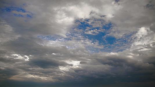 8K天空云彩风云变幻延时视频的预览图