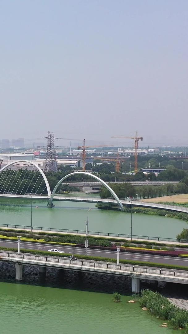 金鸡湖大桥苏州城市交通大桥视频的预览图