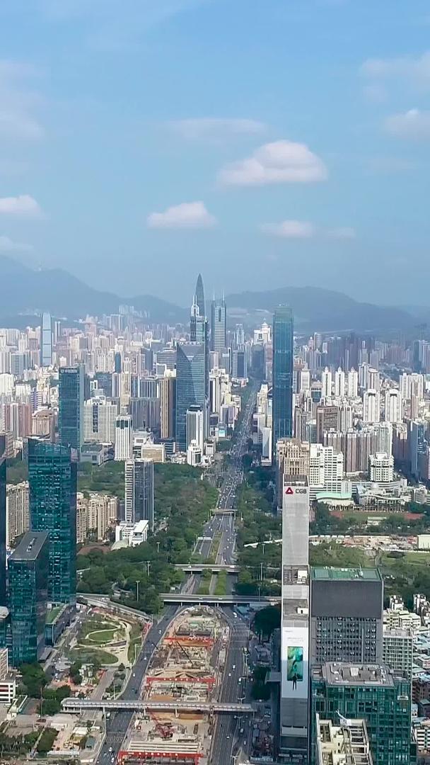 深圳市福田区市民中心航拍360度视频的预览图