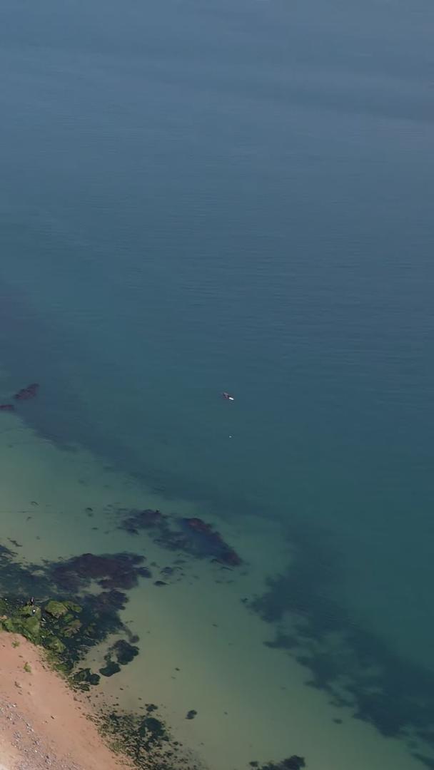 刘公岛定远舰航拍5A景点视频视频的预览图