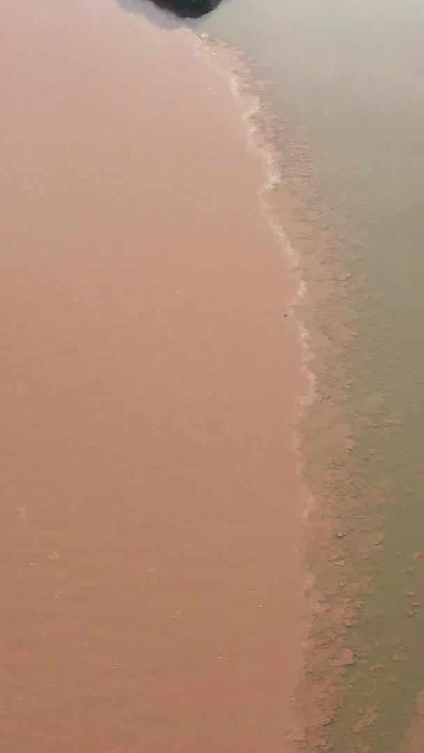 泾河渭河交汇处航拍视频的预览图