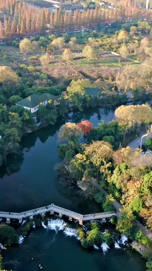 贵阳花溪国家城市湿地公园航拍视频的预览图