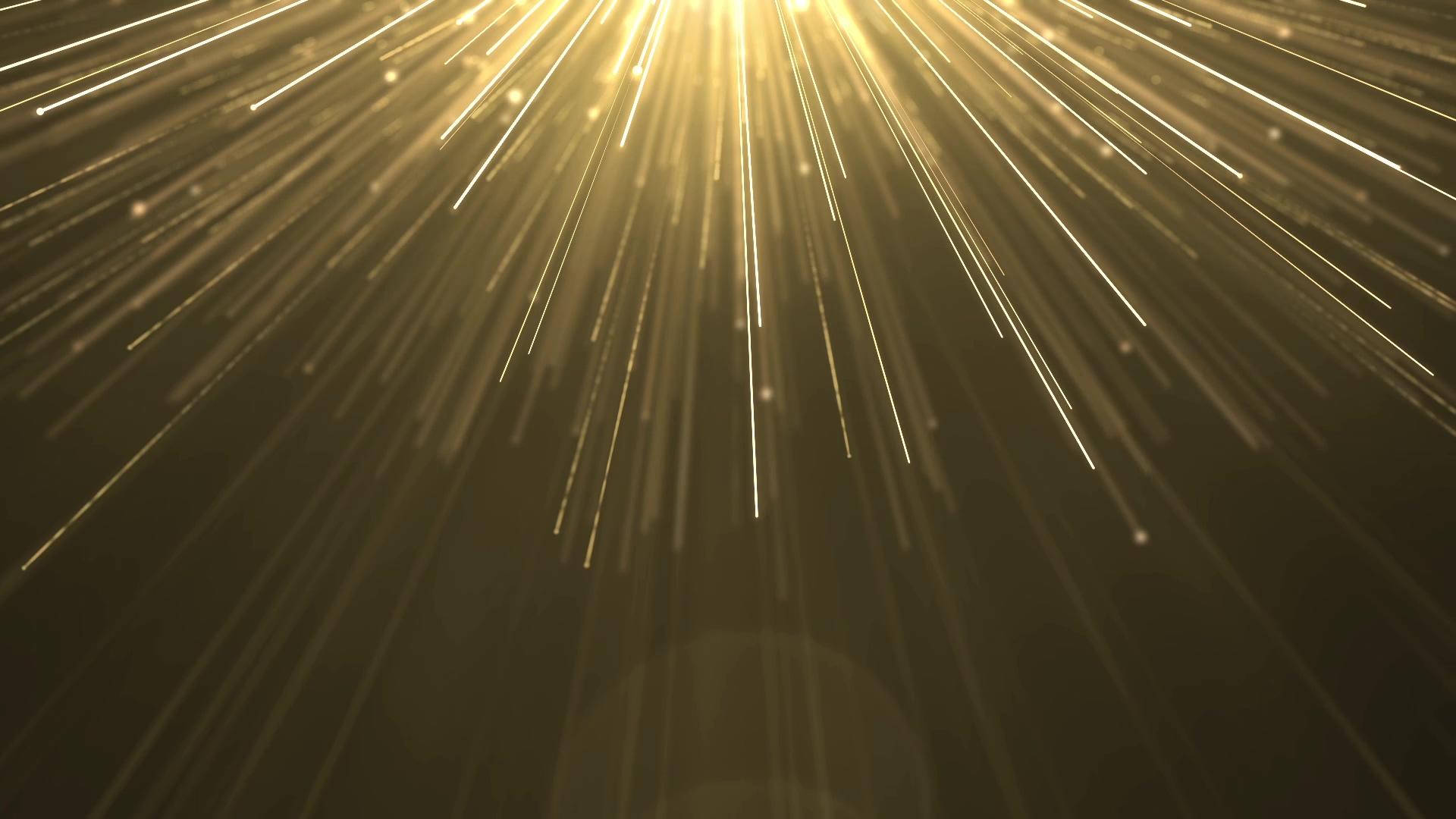 金色粒子光线视频的预览图