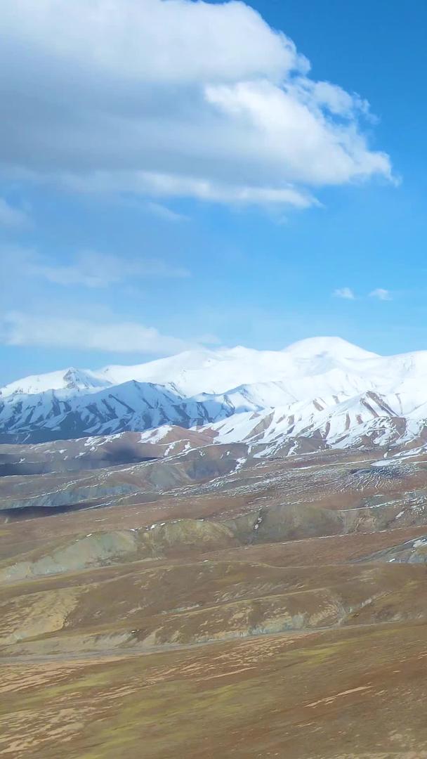 神秘巍峨的昆仑山脉航拍视频视频的预览图