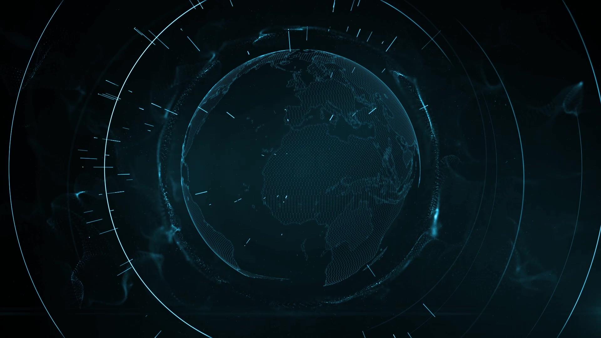 科技地球背景视频的预览图