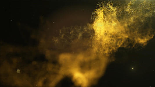 宇宙粒子星云特效背景元素视频的预览图