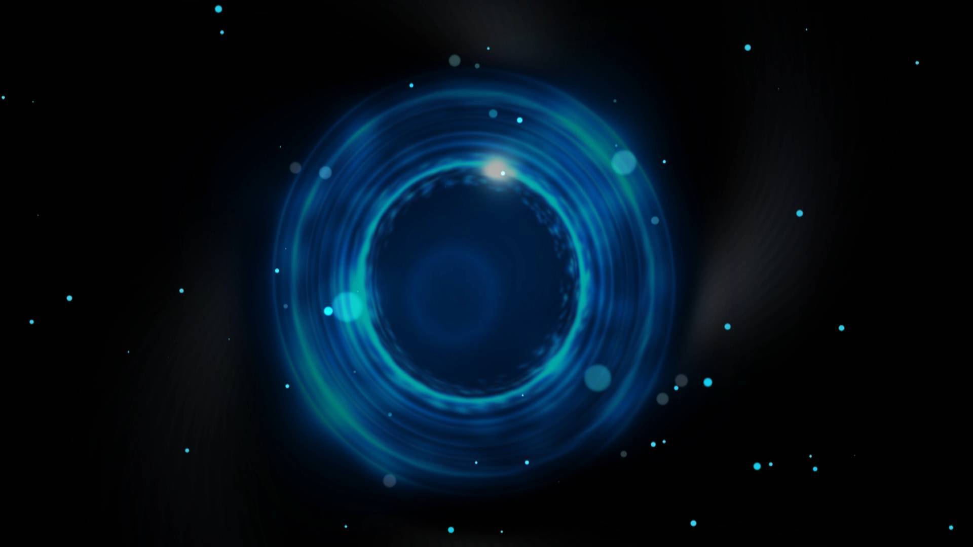 蓝色科技感圆圈视频的预览图