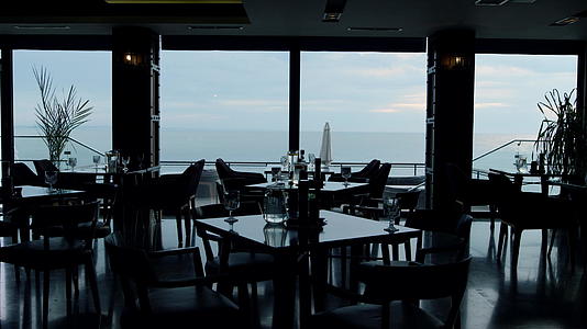 餐厅全景海景视频的预览图
