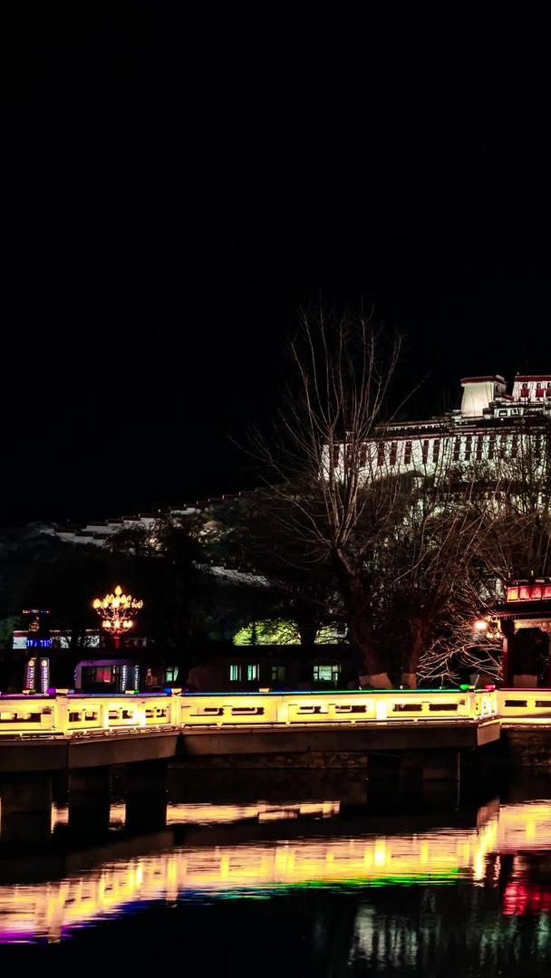 布达拉宫倒影5A景区视频的预览图
