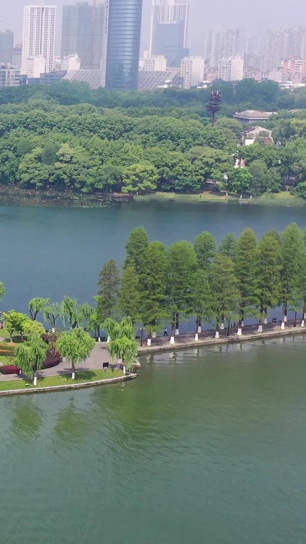 武汉东湖5A景区航拍视频视频的预览图