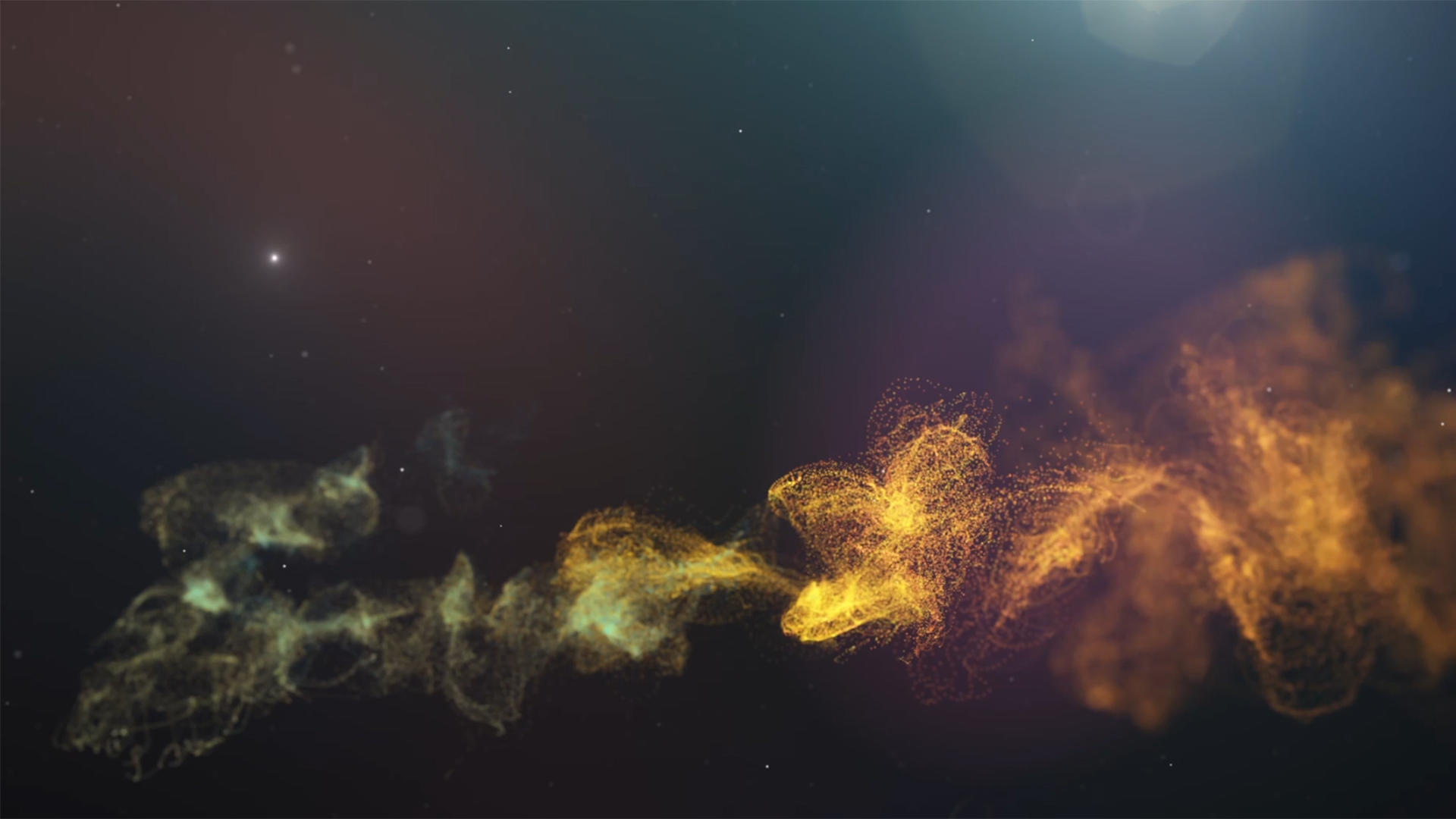 宇宙粒子星云特效背景元素视频的预览图
