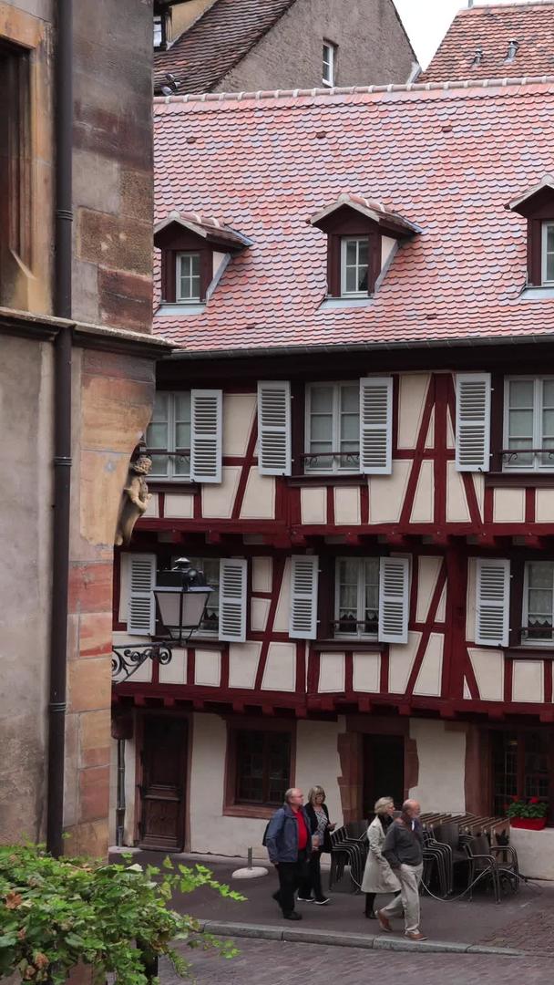 斯特拉斯堡城市建筑延迟视频是法国著名的旅游城市视频的预览图
