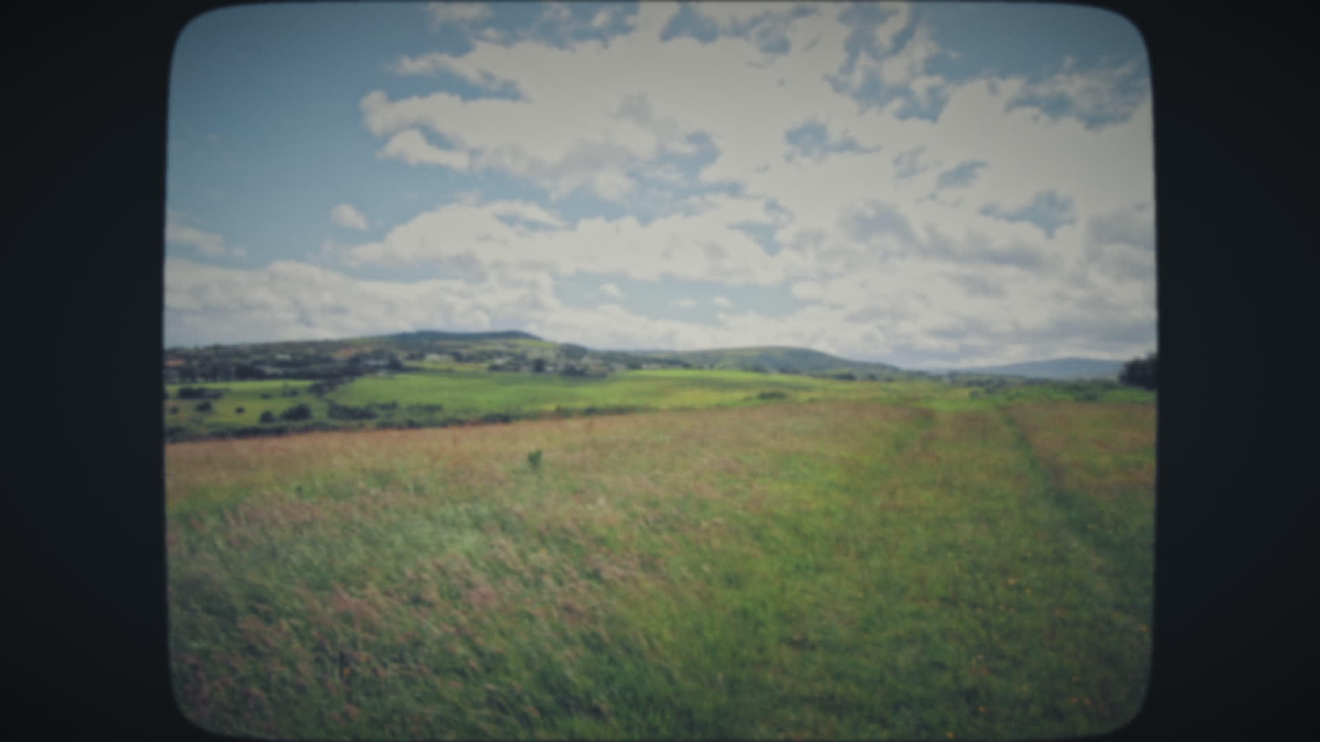 乡村景观和黄金小麦田视频的预览图