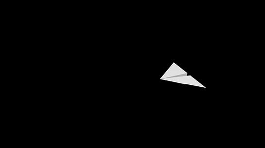 纸飞机透明通道视频的预览图