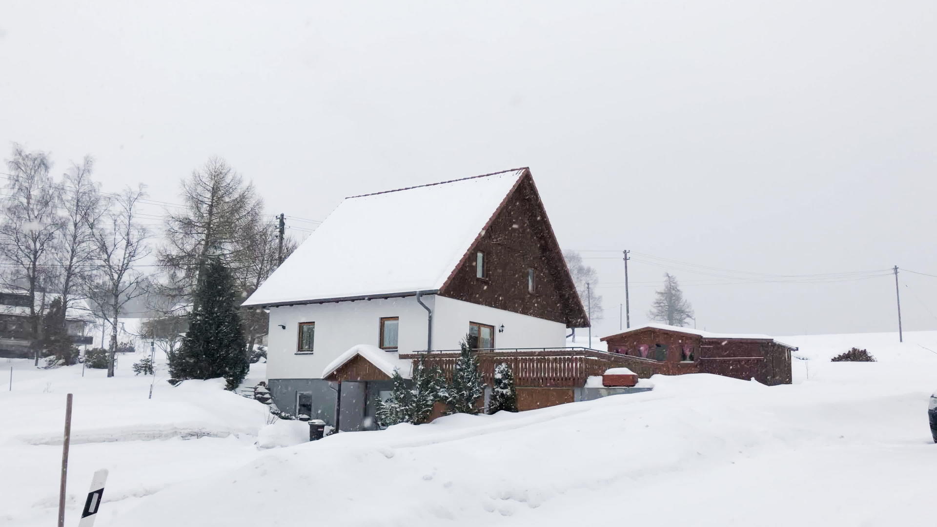 农村家庭暴雪视频的预览图