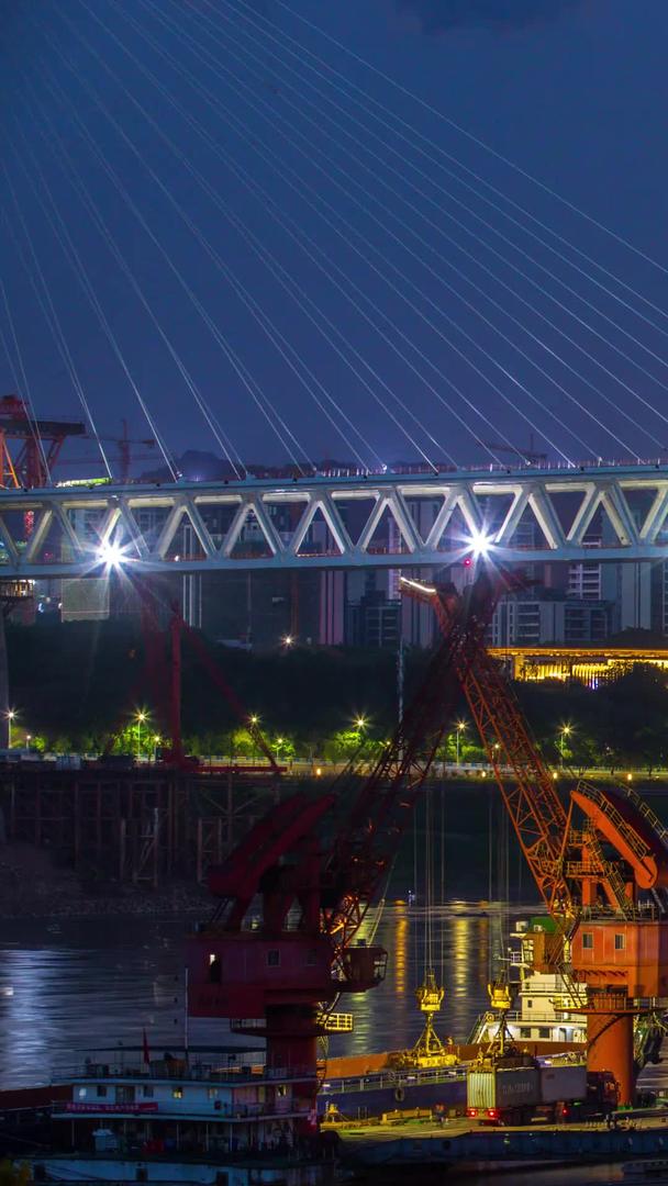 桥梁码头建设延时材料视频的预览图