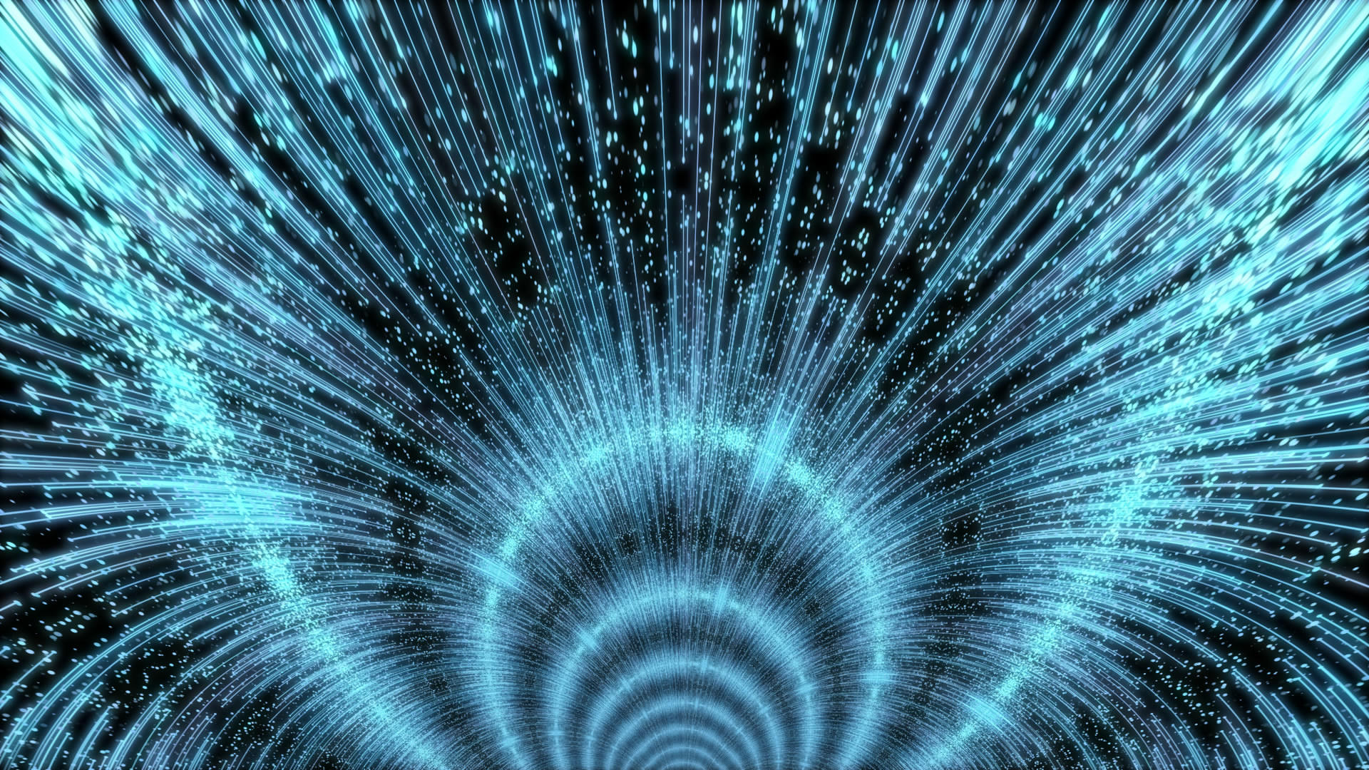 蓝色震撼粒子素材视频的预览图