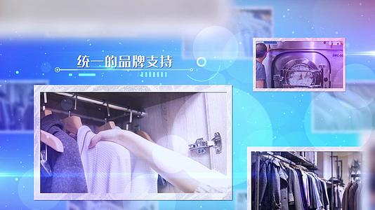 清新动态4K干洗洗衣门店宣传AE模板视频的预览图