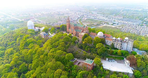 佘山森林公园天主教堂视频的预览图