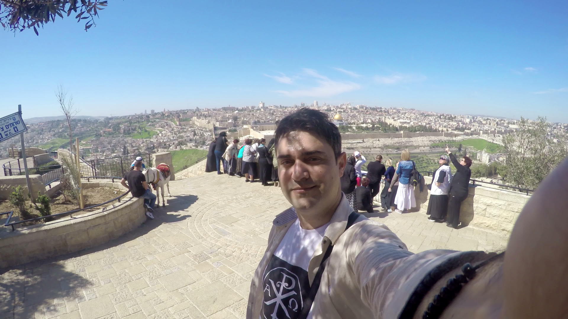 2016年6月12日以色列耶路撒冷游客视频的预览图