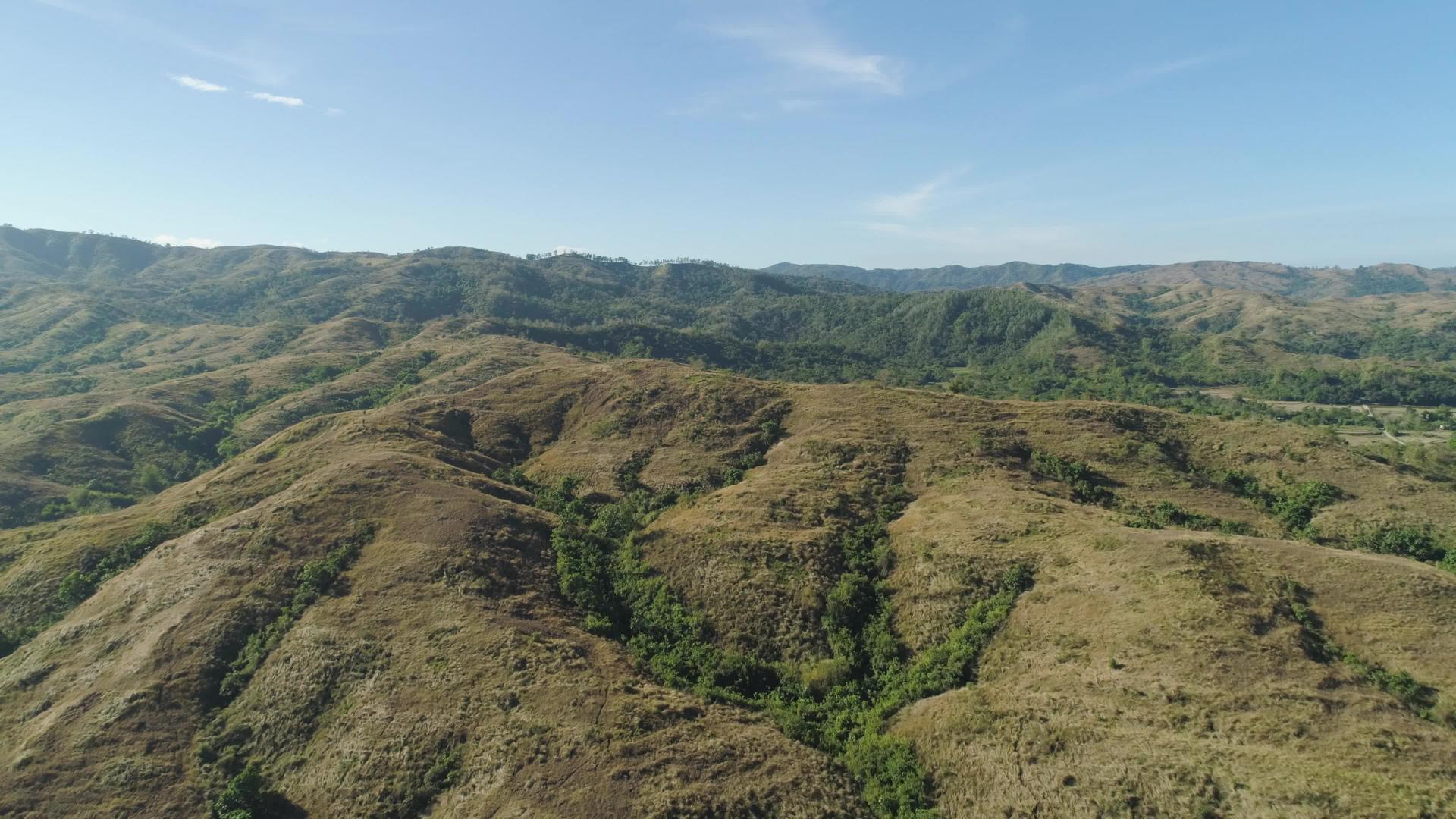 山景与温松谷岛菲利平斯山脉视频的预览图
