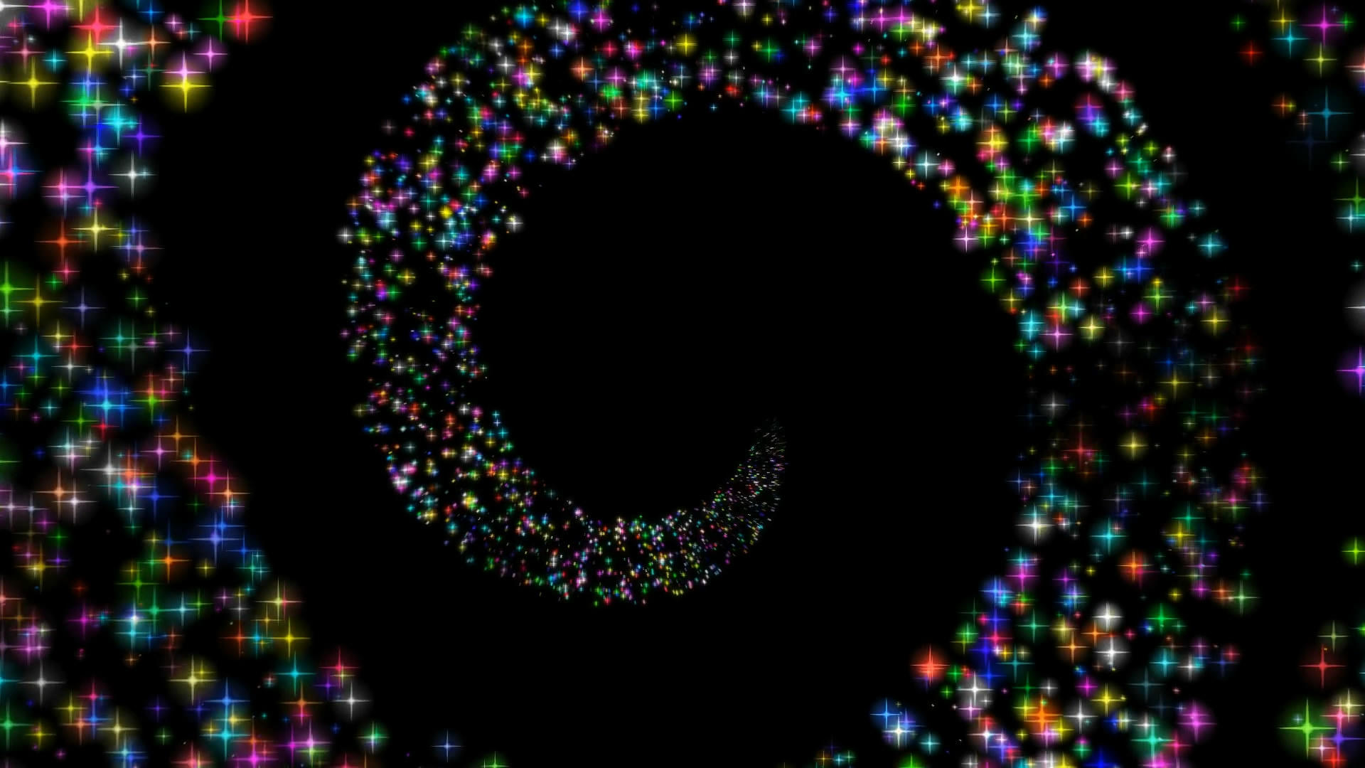 多彩粒子素材视频的预览图