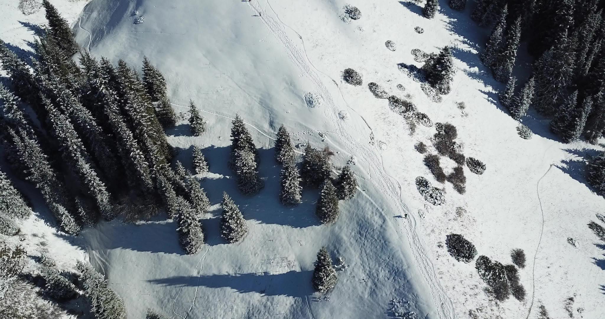 山上积雪云层之上视频的预览图