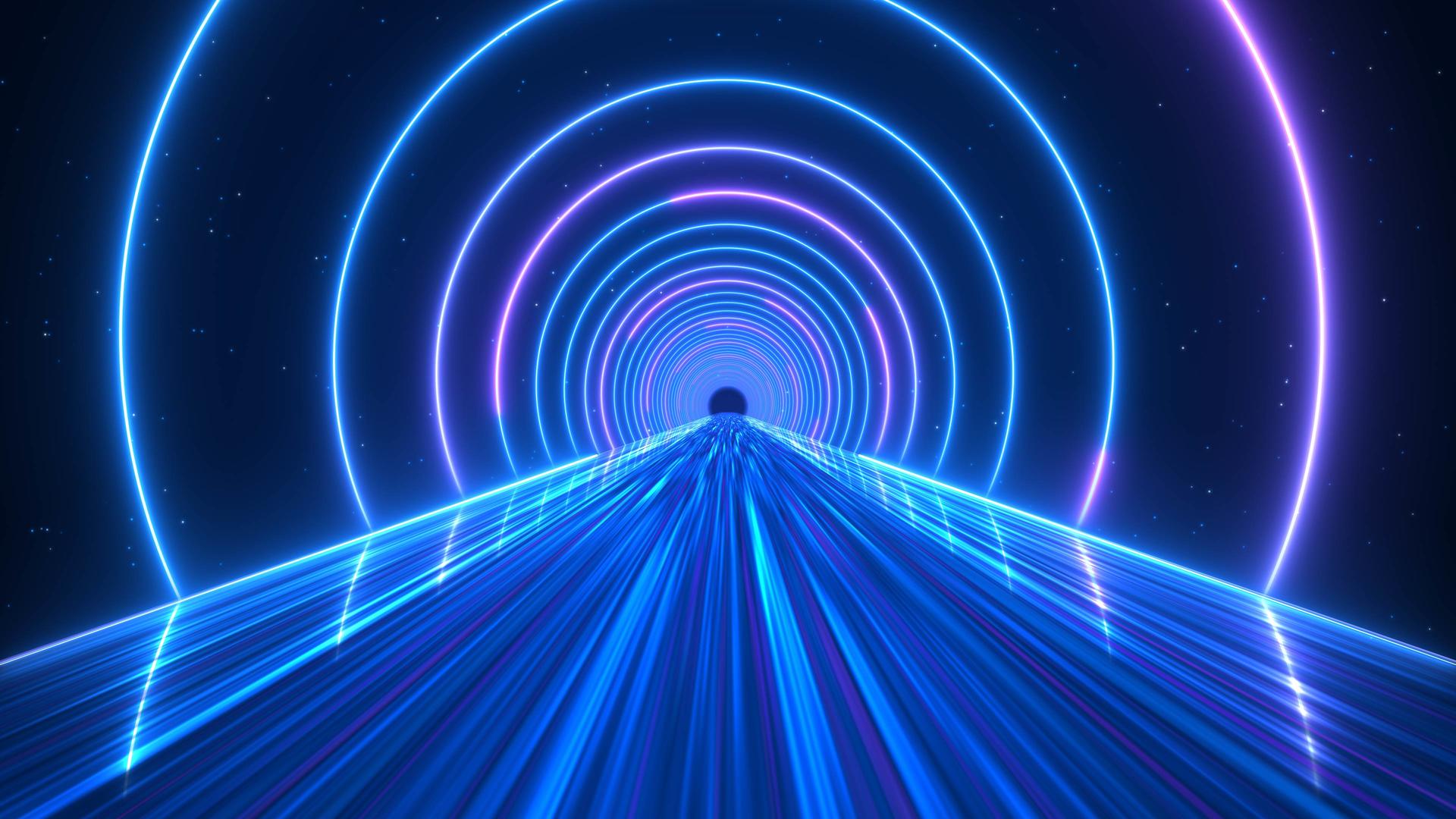 宇宙隧道时空隧道穿梭动画视频的预览图