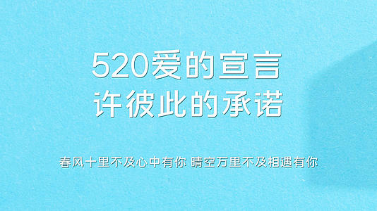 简洁时尚520快闪相册栏目展示视频的预览图