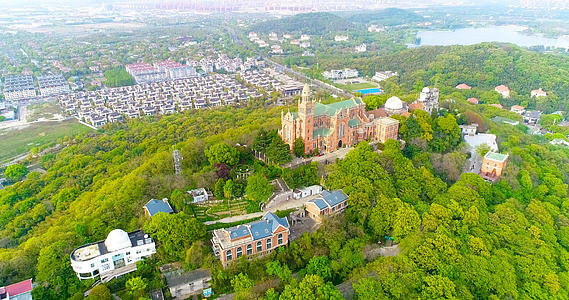 佘山森林公园教堂视频的预览图