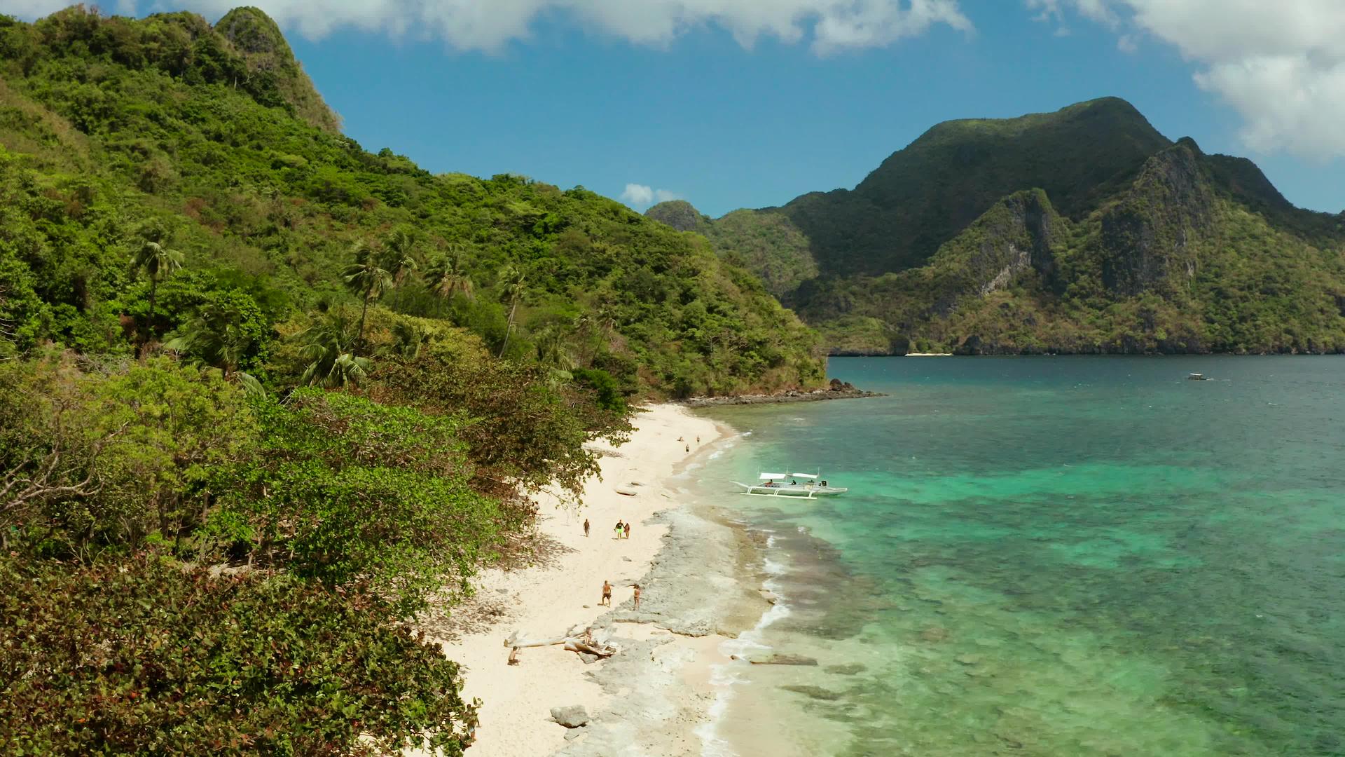 热带岛屿沙多菲利平群岛视频的预览图
