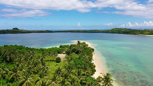 热带岛屿白色沙滩喀拉莫群岛菲利平群岛视频的预览图