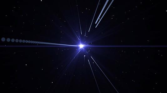 动态星空光效流星穿梭透明背景视频元素视频的预览图