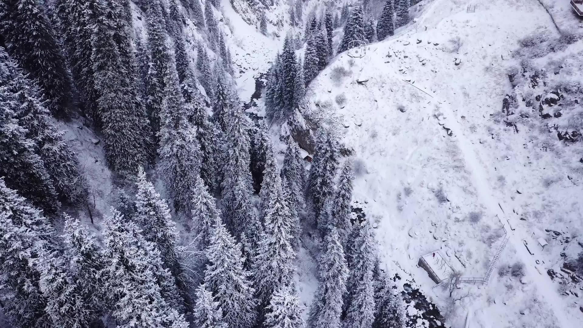 山上的雪山视频的预览图