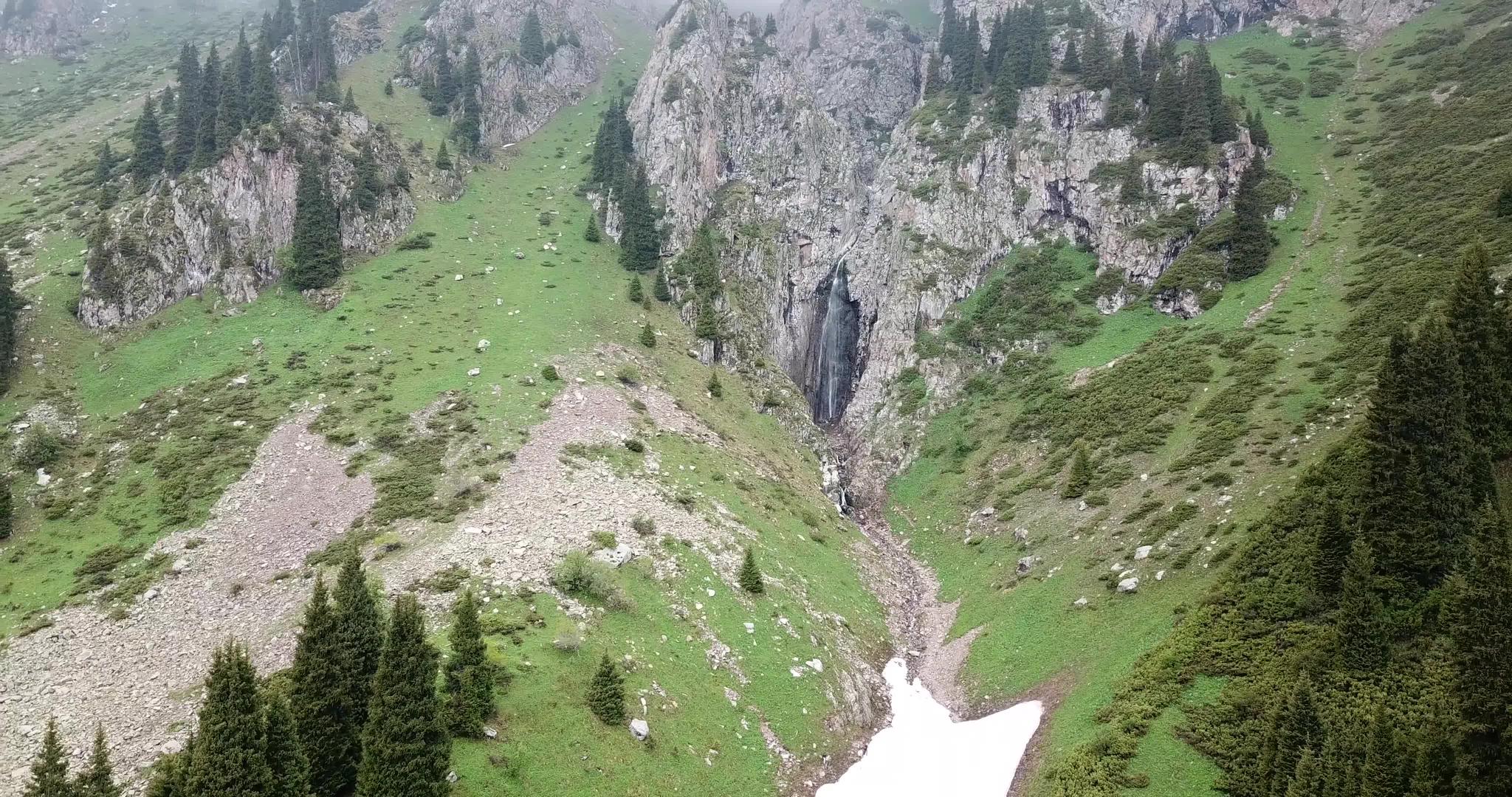 绿峡谷山上有森林视频的预览图