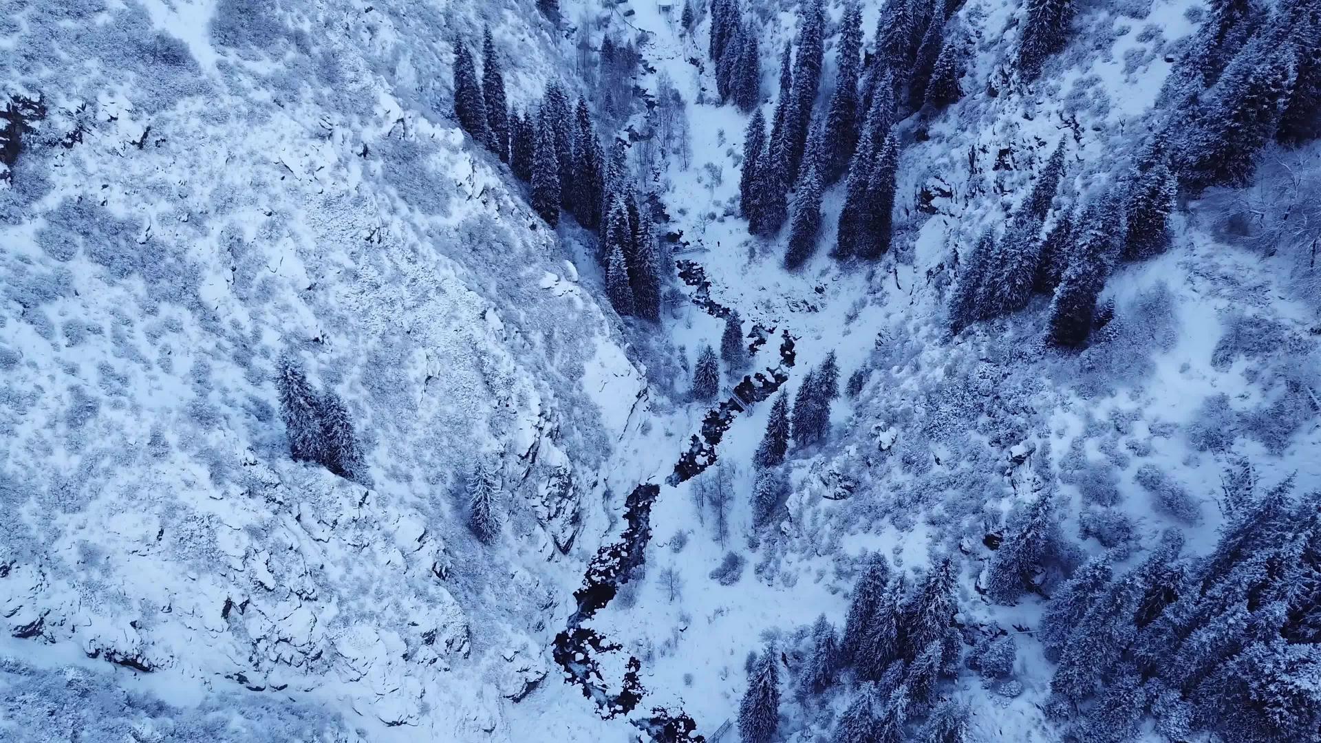山上高梁的金属桥视频的预览图
