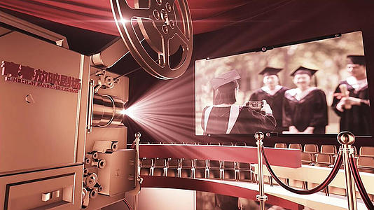 创意放映机毕业回忆AE模板视频的预览图
