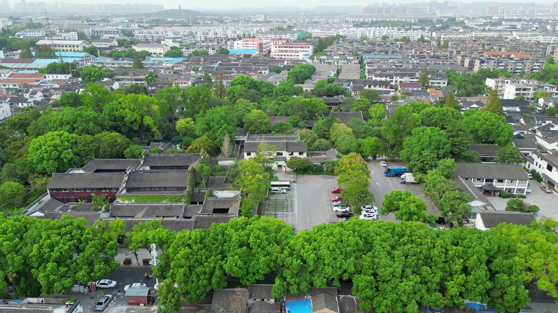 4K航拍中国四大名园苏州5A景区视频的预览图