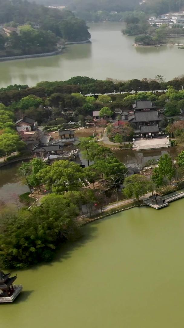 惠州西湖丰渚园航拍视频的预览图