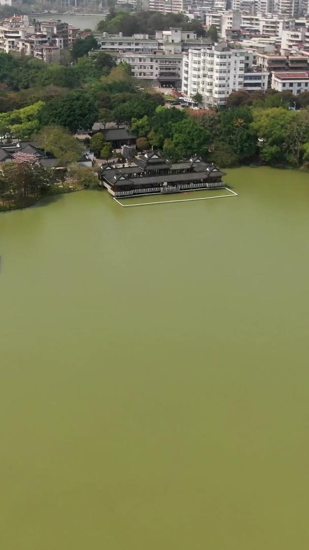惠州西湖丰渚园航拍视频的预览图