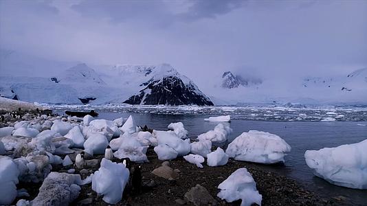 南极大陆风光视频的预览图