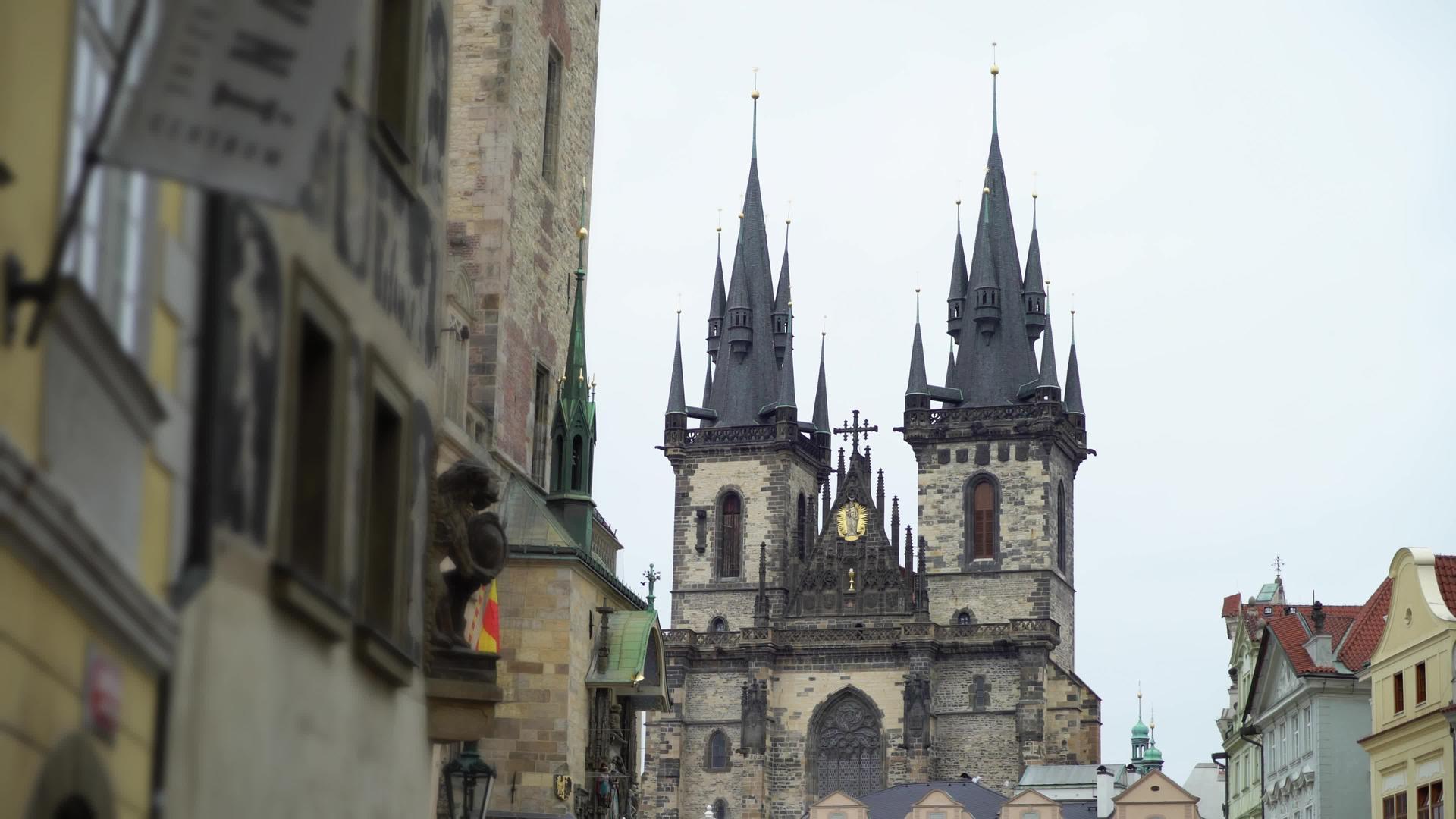 Czech共和国Prague镇广场视频的预览图