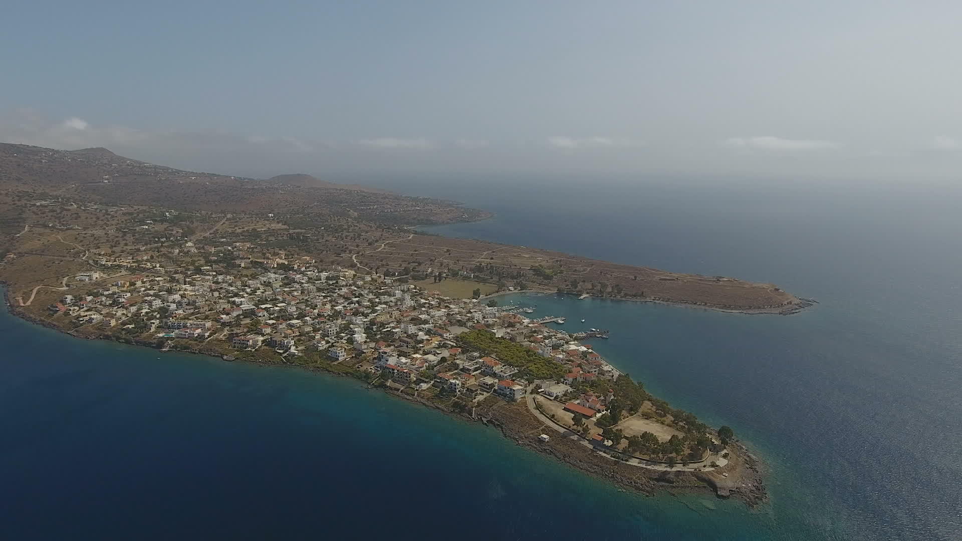 Aegina5号Perdika村的全景视频的预览图